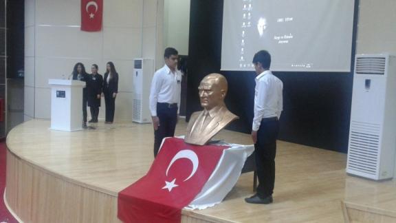 Türkiye Cumhuriyetinin Kurucusu Mustafa Kemal Atatürk, ölümünün 77. Yıldönümünde Saygıyla Anıldı...